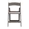 Flash Furniture HERCULES Commercial Dark Brown Indoor/Outdoor Lightweight Wood Look Resin Folding Event Chair, 2PK 2-L-1-WG-RESIN-DKBRN-GG - alternate 7